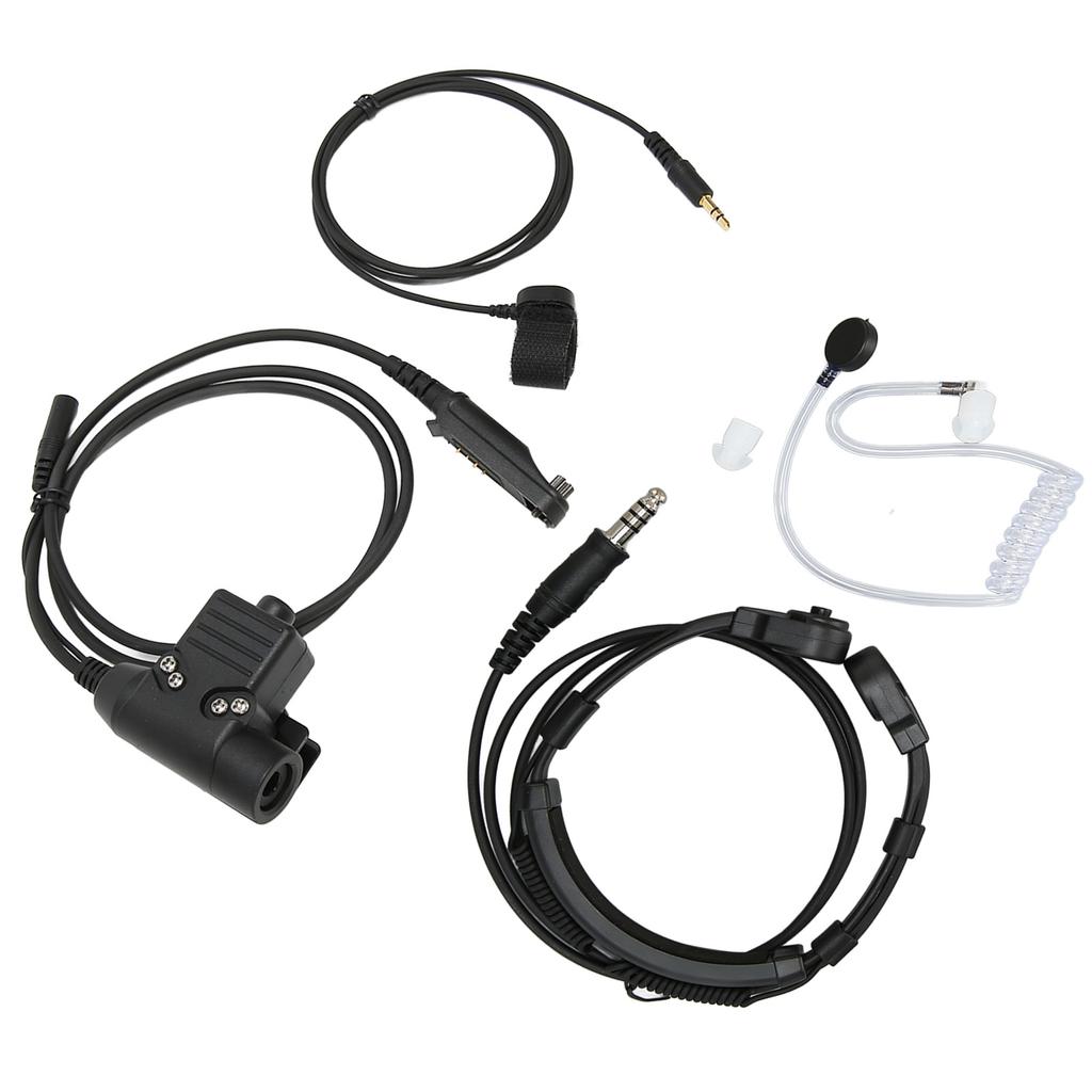 Гарнитура с ларингофоном, разъем 7,1 мм, с адаптером PTT, функция Push to Talk для Baofeng UV?9R УФ?9R ПЛЮС УФ?XR