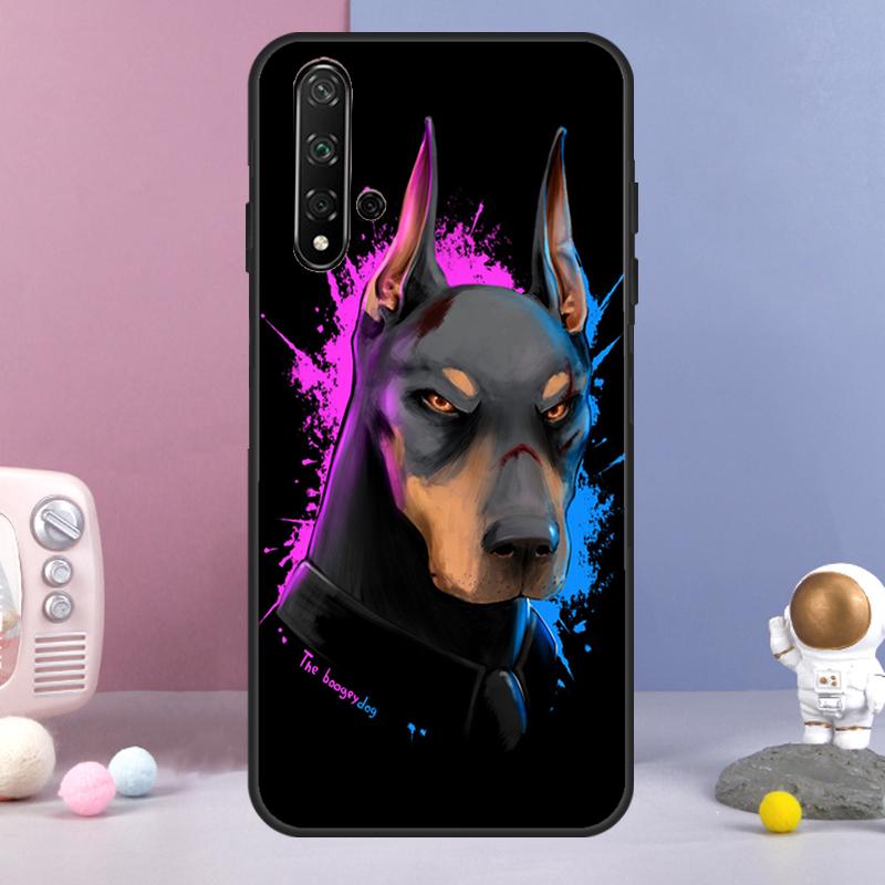 Dachshund Doberman Dog For Huawei Nova 5T 9 10 SE 7i 8i 11i 12i Y60 Y61 Y70 Y72 Y73 Y90 Y91 P20 P30 P40 Lite Case