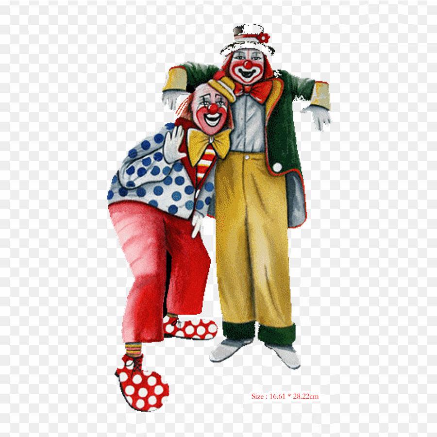 Clown Laughing Jack Iron On Heat Transfer Printing Vinyl Patches Sticker for Clothes DIY Appliques Washable Patches
