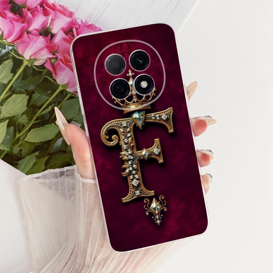 Чехол для OPPO F29 Pro 2025 Модный с инициалами Мягкий силиконовый Защитный чехол для телефона Для OPPO F29 Pro 5G CPH2705 F29Pro