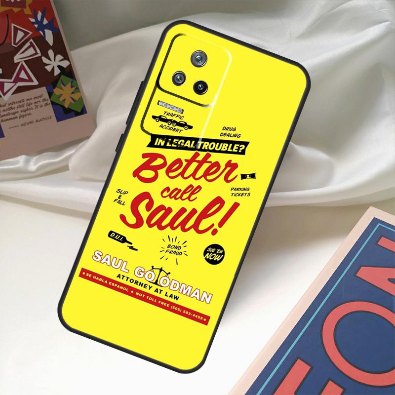 Чехол Better Call Saul для Xiaomi 13 14 Ultra 11T 12T 13T Pro 12 Lite POCO X6 M6 Pro X3 X4 X5 M5s F3 F5