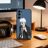 Чехол для телефона с аниме J-Jujutsu Kaisen S-Satoru Gojo, Черный силикон, Мягкий, Для Samsung S25, S24, S21, S22, S23, S30, Ultra, S20, Plus, Fe, Lite