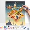 Disney Donald Duck Magic Carpet DIY Oil Painting Art Painting Kit Home Wall Decor Handmade Gift Large Canvas Painting Wall Art Decor