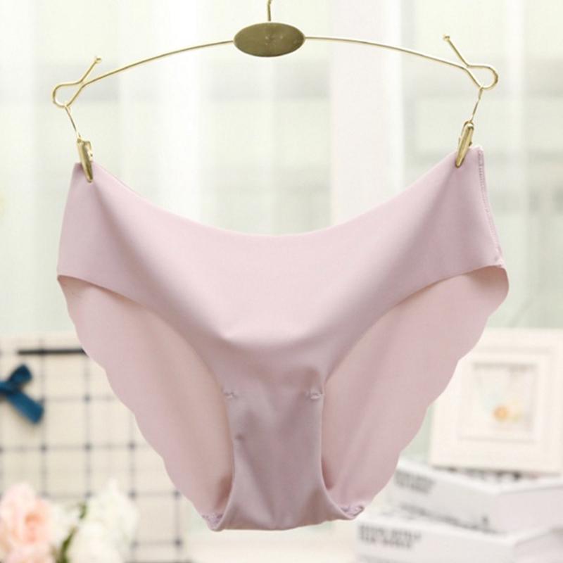 Женские трусики, мягкие ультратонкие бесшовные женские трусики для девочек, трусы, сексуальное нижнее белье, бикини