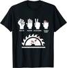 Rock Paper Scissors Table Saw Funny Carpenter T-Shirt Prevailing Men's Tees Normal Top T-shirts Cotton Slim Fit