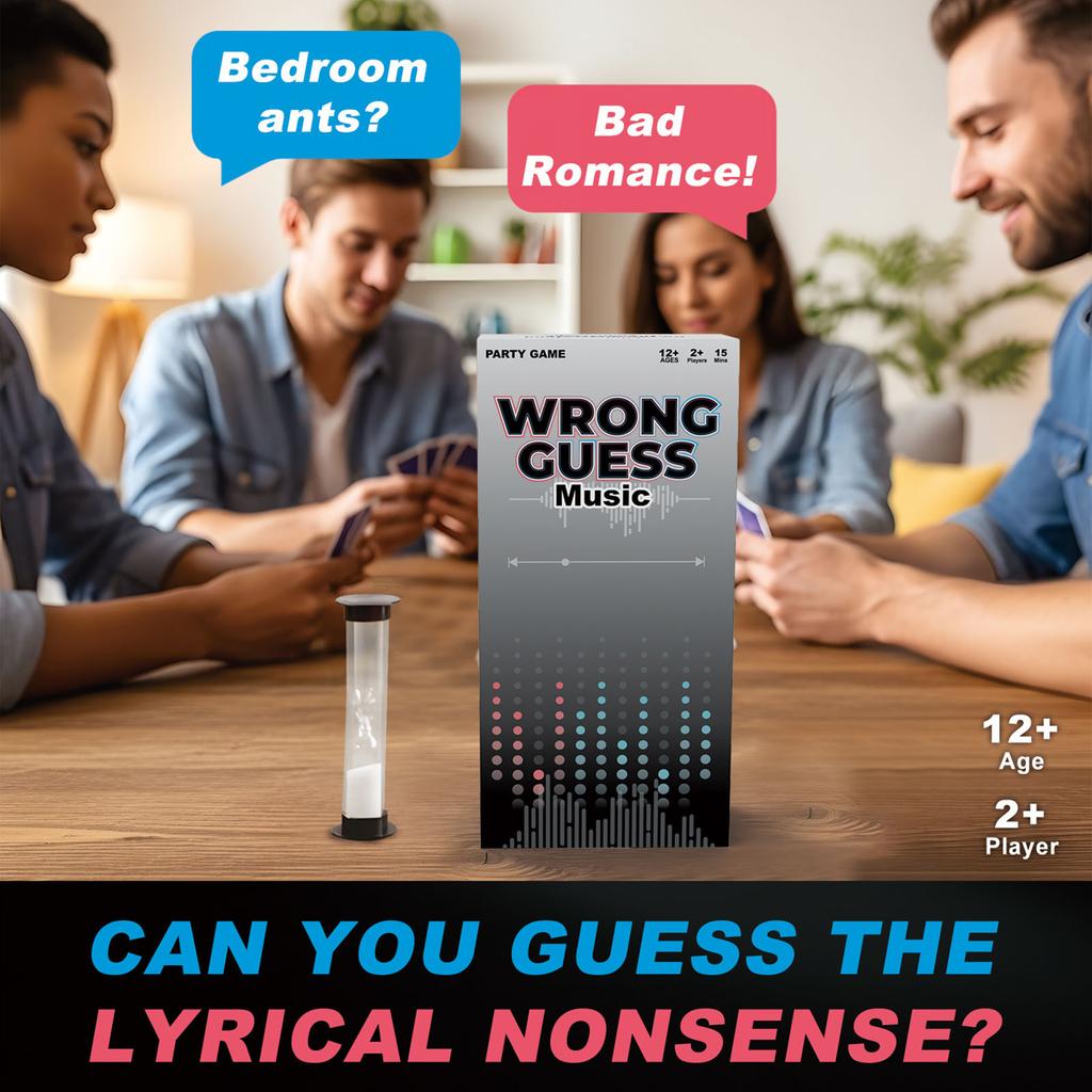 Song Or Artist Card Game | Perfect For Family Gatherings, Karaoke Nights | Fun Music Game For Teens And Adults, Perfect For Groups