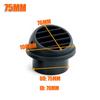 4PCS 75mm Air Vent Ducting Piece Duct Pipe Outlet Rotatable Diesel Parking Heater For Car Truck VAN Camper