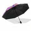 Rumi, K-POP Anime Girls Group Themed Automatic Opening and Closing Umbrella - 8 Ribs, Suitable for Leisure and Going Out, Outdoor Accessory,