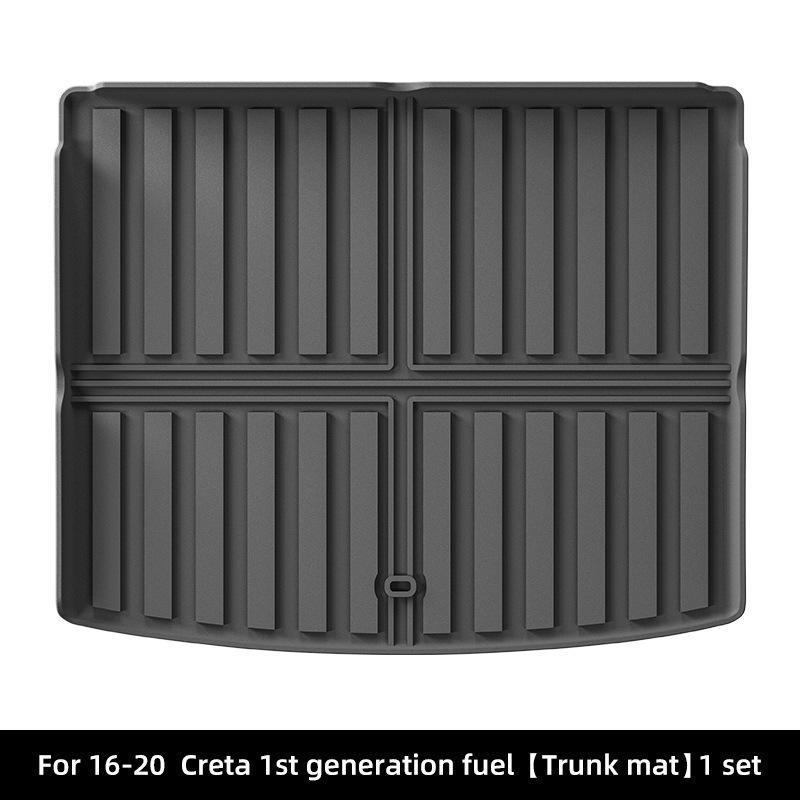 Hyundai Creta 2016-2020 Всесезонные коврики для пола и вкладыш в багажник из TPE
