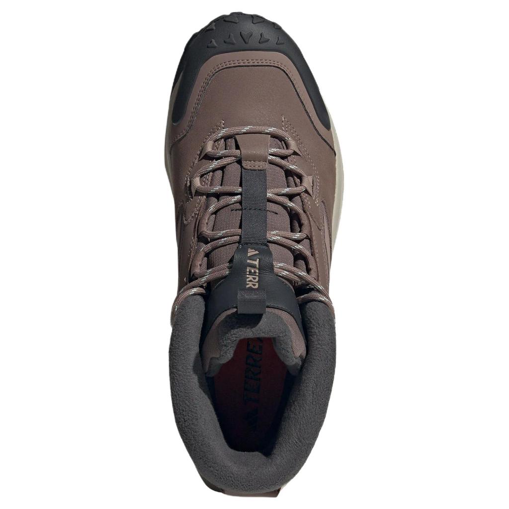 Adidas Leather Mid Cut Comfortable Short Outdoor Boots Unisex Boots Brown JR5298