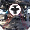 10 зажимов для крышки двигателя для Toyota 4runner Avalon Camry Corolla Highlander Matrix Prius Rav4 Scion Sequoia Sienna Solara Tacoma