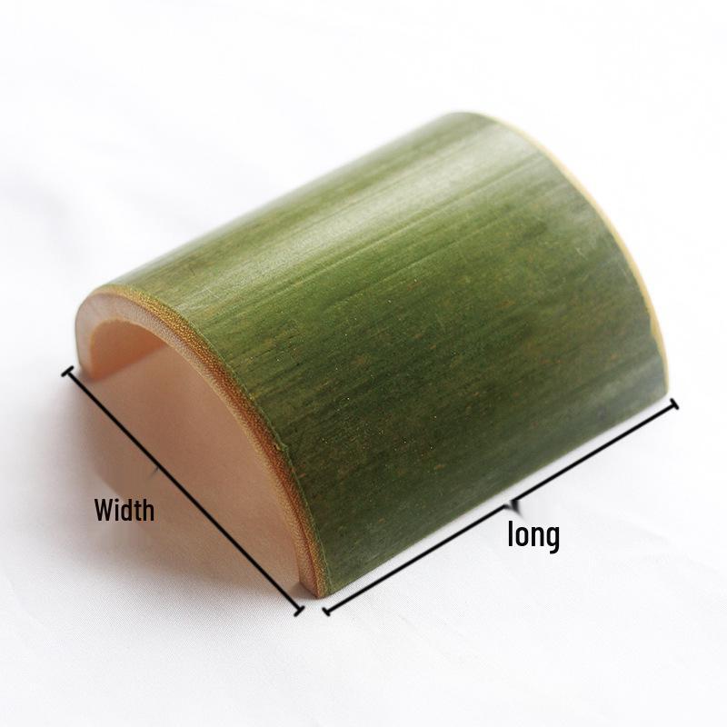 Bamboo Tile Decorations: Hollow Halved Bamboo Tubes for Floral Arrangements, Weddings, and Kindergarten Environments