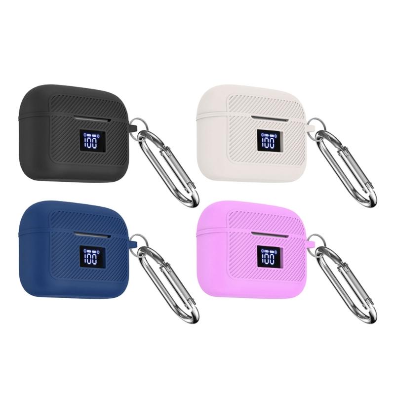 Compatible for TOZO T20 Shockproof Headphone Sleeve Impact-resistant Housing Anti-dust Washable Silicone Cover Soft Case