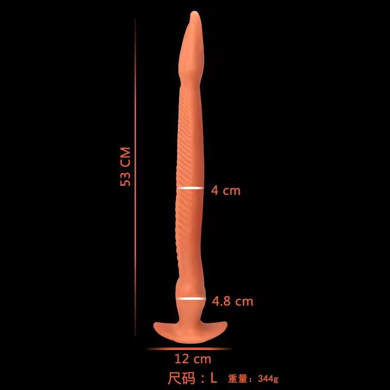 Eel Tentacle Super Long Anal Plug Silicone Anus Dilator Lady Men Anal Prostate Massage Adult Sex Orgasm Toys