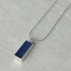 Pinaf Rectangle Necklace _blue