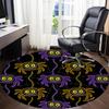 1pc Spider Web Office Round Area Rug,  Mat Suitable ForOffice, Under Office Chairs Bedroom Living Room Home Decor, Room Deco