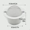 2 Pieces Skimmer Basket,Aboveground Basket ,Accessories with Handle Pool Leach