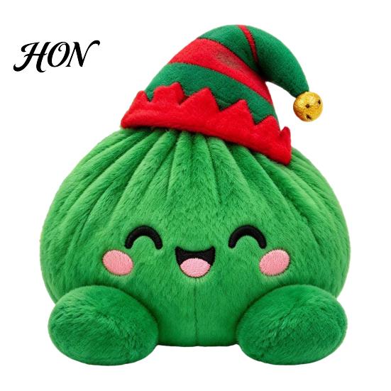 Soft Stuffed Food Pillows Giant Dumpling Plush Pillow, Cute Steamed Bun Toy, Shaped Animals Decompression Fidget Cushion for Stress Relief And