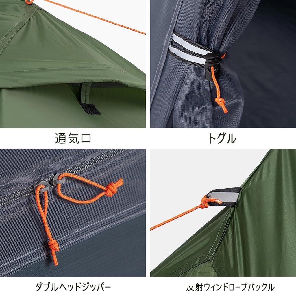 Naturehike Отдельно стоящая двухслойная палатка 3 сезона для кемпинга на открытом воздухе, велосипедная туристическая палатка, сверхлегкая, водонепроницаемая, Silica 1 (20D гель, синий,