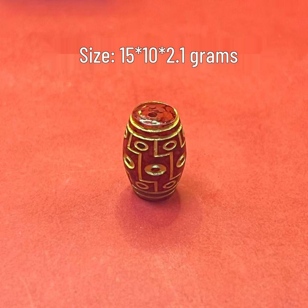 Original Gold-Plated Cinnabar Turtle Shell Fu Plaque and Gourd Pouch Accessories