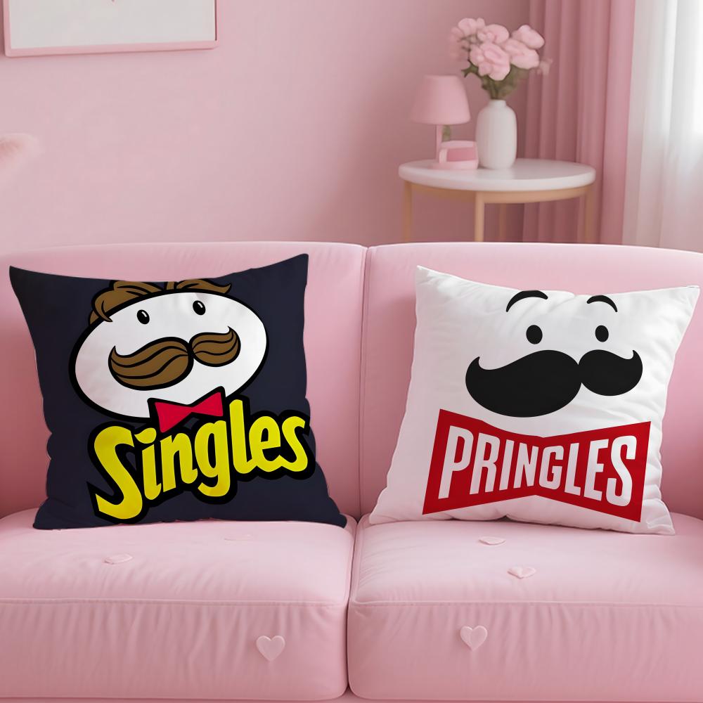 Классический бренд снеков Pringles Наволочка Мягкая и Легко стирающаяся – Универсальная для Дивана, Кровати, Путешествий и Офиса