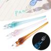 Filling Ink Calligraphy Signature Vintage Glass Dip Pen Dipping Pen Crystal Fountain Pens