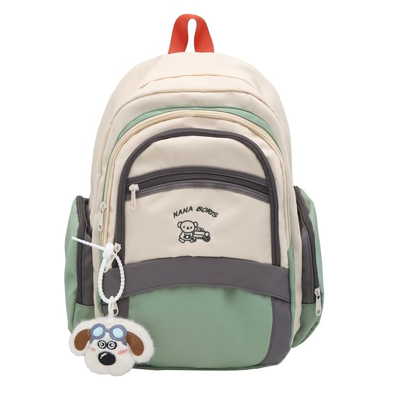 Рюкзак Color Block для женщин в стиле колледжа, школьный рюкзак для учеников младших классов средней школы