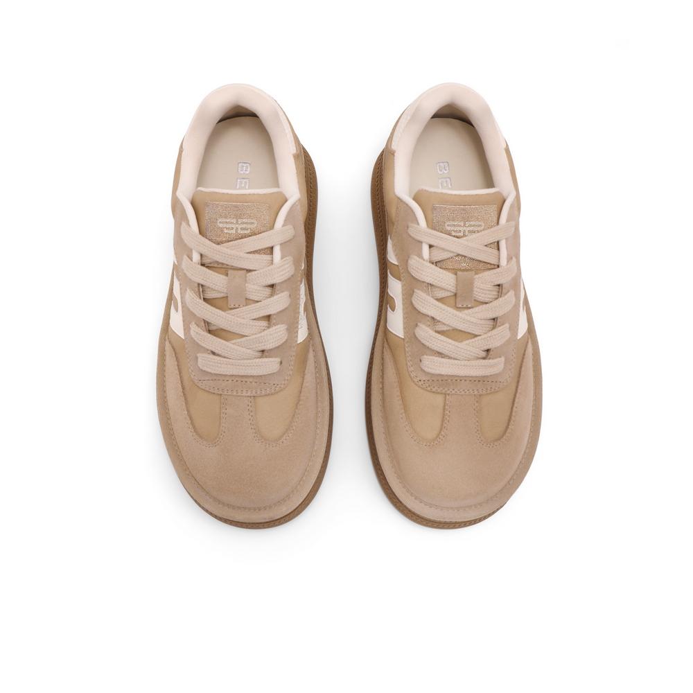 Belle Color Contrast Thick Bottom German Training Shoes for Women 2024 Autumn New Casual Versatile Board Shoes