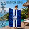 Persib Bandung Football Crest Beach Towel, Quick-drying, Easy to Care for, Suitable for Both Fitness and Beach Vacations,Sports Essential
