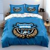 "Kawasaki Frontale Blue Bedding" Bedding Duvet Cover Set Duvet Cover Pillowcases (1 * Duvet Cover 2 * Pillowcases, without duvet insert)
