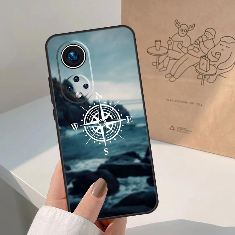 Карта мира Компас Морской Для Чести Магический 8 Pro 5 6 7 Lite Чехол Для Honor Win RT 200 400 50 70 90 X8b X9a X9b X9c X9d