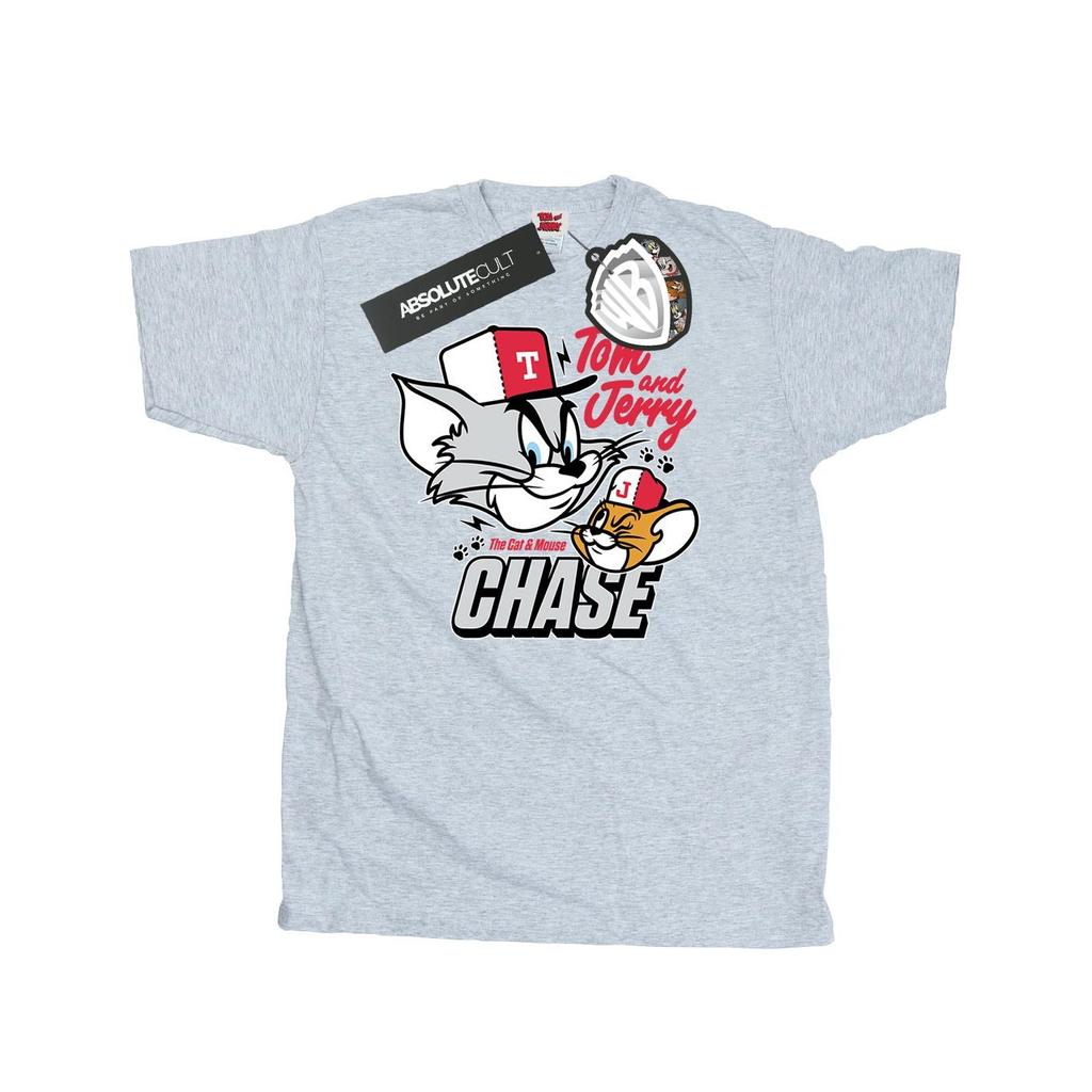 Tom and Jerry Mens Cat & Mouse Chase T-Shirt