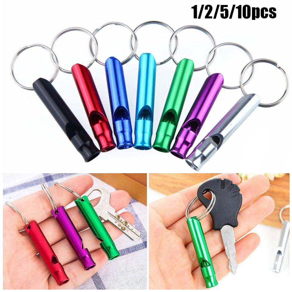 Aluminum Outdoor Camping Hiking Survival Whistle EDC Tools Emergency Whistles Training Accessories