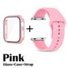 Стекло+корпус+ремешок для Apple Watch Band 42 мм 44 мм 41 мм 40 мм 38 мм 45 мм 49 мм Защитные пленки для Apple IWatch Series 8 7 6 SE 5 4