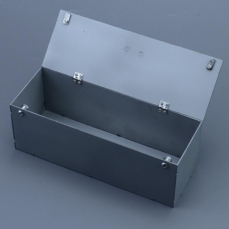 RC Dump Truck Metal Tool Box Battery Case Decoration Upgrade for 1/14 Tamiya SCANIA 770S VOLVO BENZ MAN TGX LESU Car Accessories