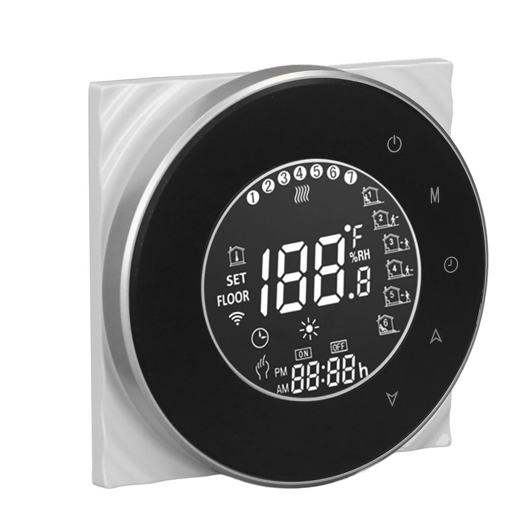 Smart Floor Heat Thermostat Voice Phone Control LCD Touch Screen WiFi Thermostat for Electric