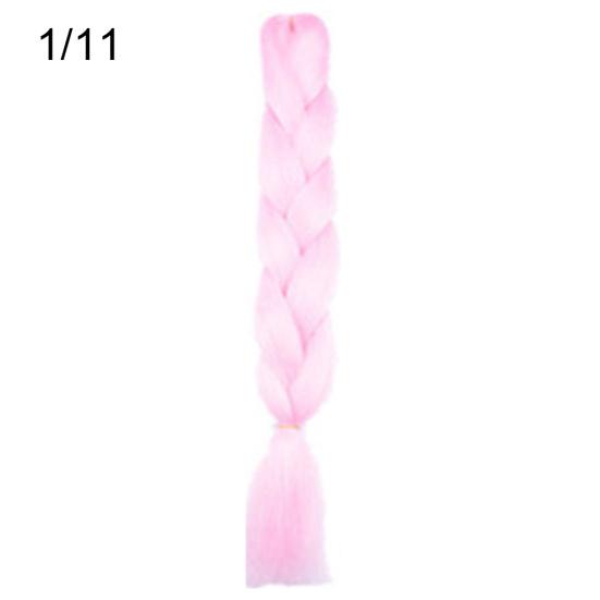 Женские Jumbo вязание крючком плетение Ombre Color Синтетические наращивания волос Kanekalon