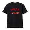 Vintage Retro Classic Red Sports Car 308 Gts V8 Print Cool Casual T Shirt Vintage Washed Top For Everyday Wear Graphic Fashion
