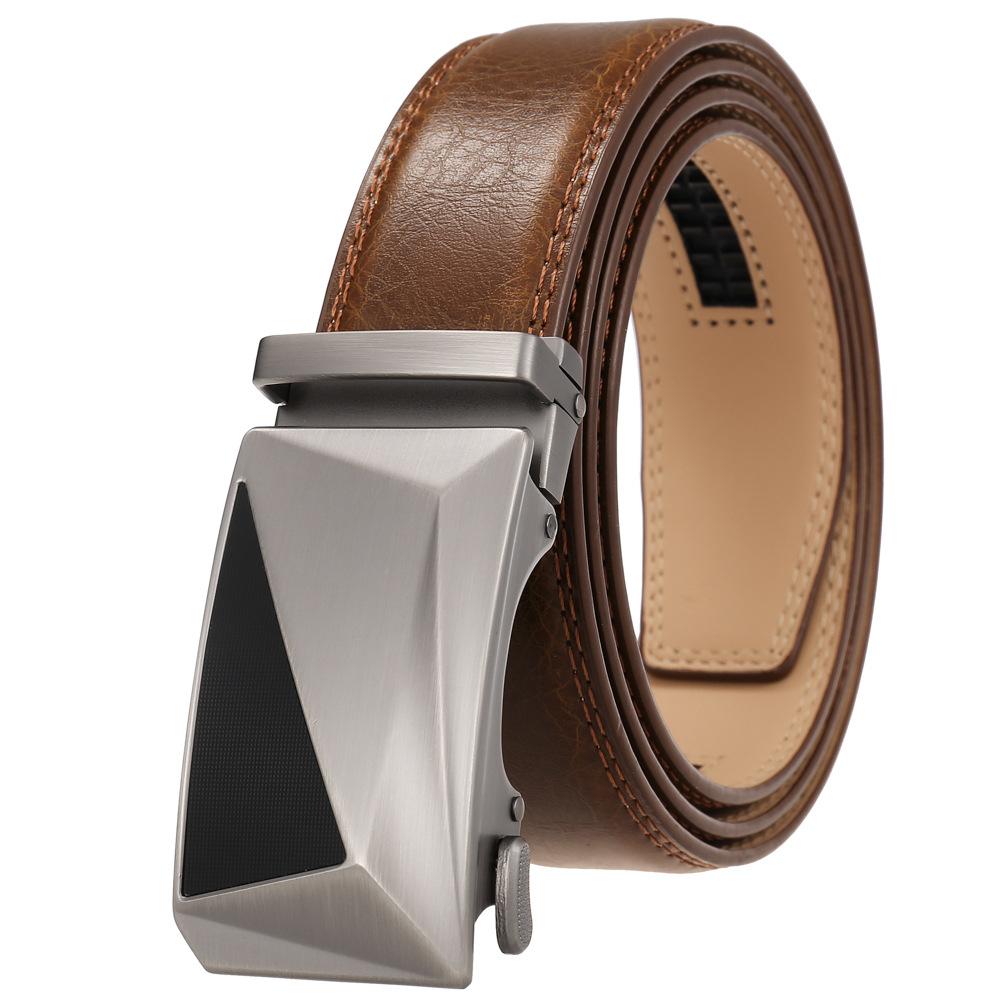 Ремень мужской, ремень с автоматической пряжкой, мужской ремень повседневный ремень Ly36-24983-1