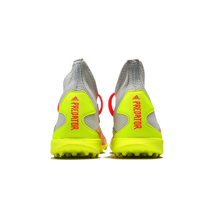 Adidas Falcon X Freak.3 TF Легкие спортивные низкие детские футбольные бутсы Детские футбольные бутсы Серый Красный GZ7095