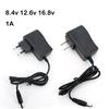 EU US Plug AC To DC 8.4v 12.6v 16.8v 1A 1000mA 5.5x2.5mm Adapter Power Supply Charger for Drill Driver Screw Driver Battery