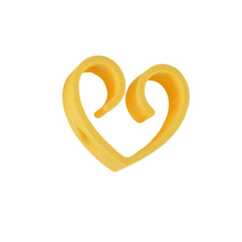 Heart-Shaped Reusable Chopsticks Helpers Training Adults Kids Non-Slip Chopstick Hinges Connector Portable Practice Chopsticks