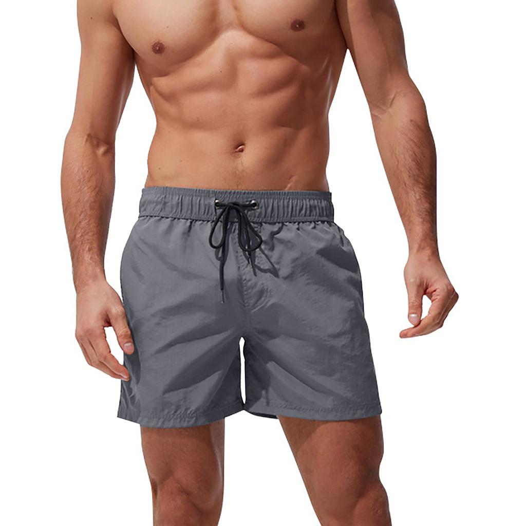 Мужские пляжные повседневные пляжные брюки с принтом, водонепроницаемые пять брюк, шорты для плавания, шорты