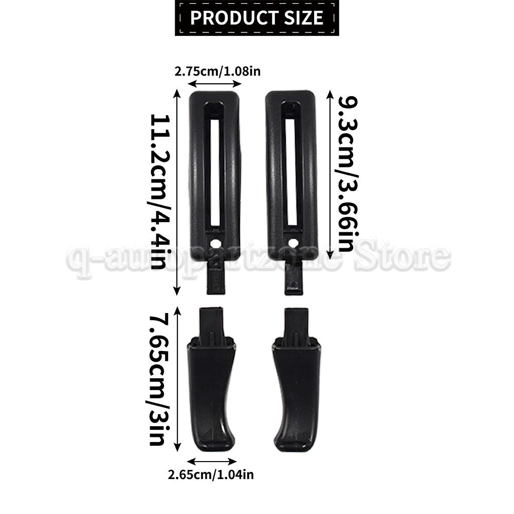 4PCS  For Golf MK1 MK2 MK3 Jetta MK2 Scirocco MK2 Corrado Caddy Front Seat Tilt Lever Handles & Cover Caps 191881633A 191881634A