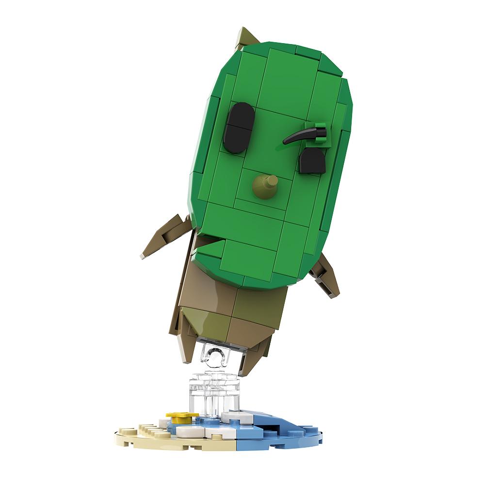Gobricks Moc Zeldaed Яхаха Корок Brickheadz Модель Кирпичи Zeldaed Игровые Фигурки Набор Строительных Блоков Руины Страж Игрушки В Подарок
