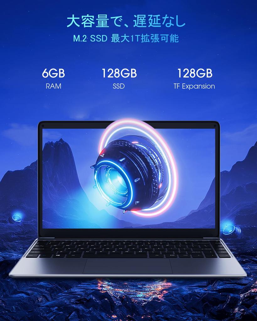 Laptop Herobook Pro Inch CHUWI N4020 Equipped with Windows 11 8GB Expansion Thin PC IPS Wide Viewing Front Equipped with Lightweight and Thin [Win11]