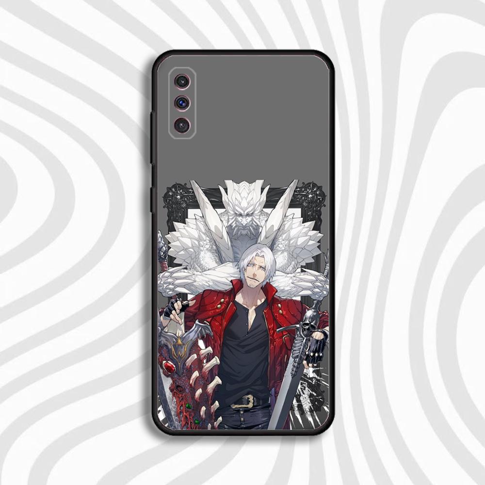 Чехол для телефона Dante D-Devil M-May C-Cry 2025 Для Samsung S 25,24,23,22,30,21,10,9,Ultra,Plus,Lite,FE,4,5 G Черный Мягкий Чехол