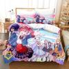 3D-принт аниме Kawaii Girl World Dai Star Комплект постельного белья Single Twin Full Queen King Size Комплект постельного белья для взрослых и детей, пододеяльники