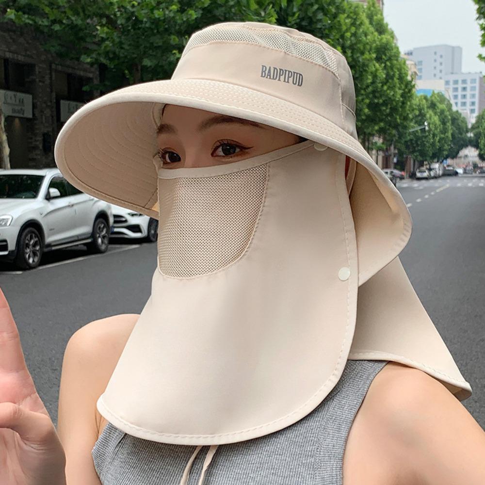 Sun Protection Fisherman Shawl Hat Breathable Mountaineering Cap Casual Sun Protection Cap Women