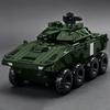 Строительный блок модели Колесной боевой машины пехоты LAV-G1 8×8: Гусеничная бронированная машина Танк Образовательная игрушка для мальчиков